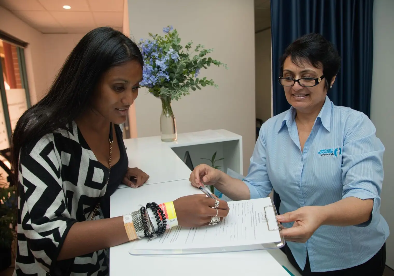 Donna at work | obstetric and gynaecological ultrasound near me
