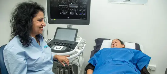 Suzi at work | obstetric ultrasound near me